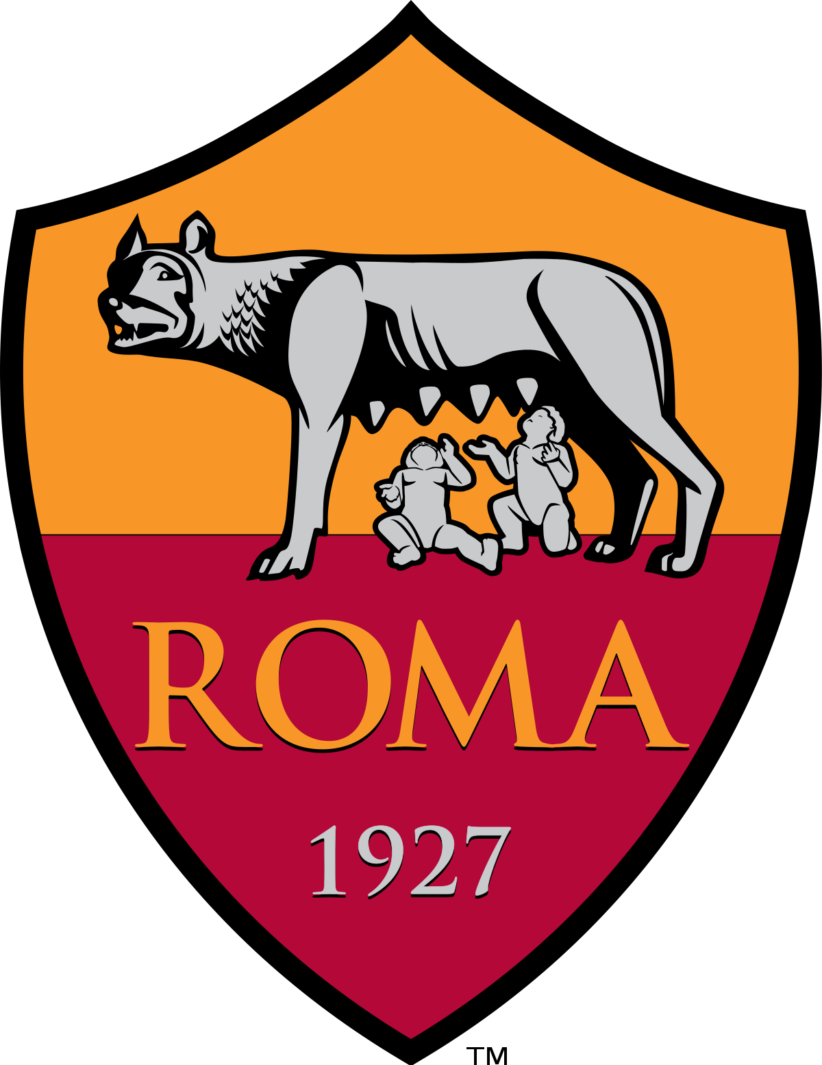 Roma Fc Logo Png Clipart (1200x1554), Png Download