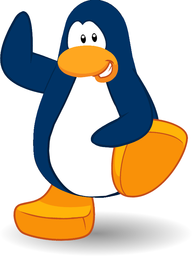 Image Gangnam Penguin Club Penguin Wiki The - Club Penguin Blue Penguin Clipart (621x827), Png Download