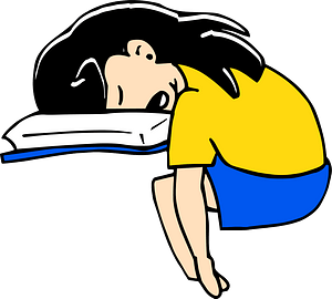 Falling Asleep Clip Art - Png Download (300x270), Png Download