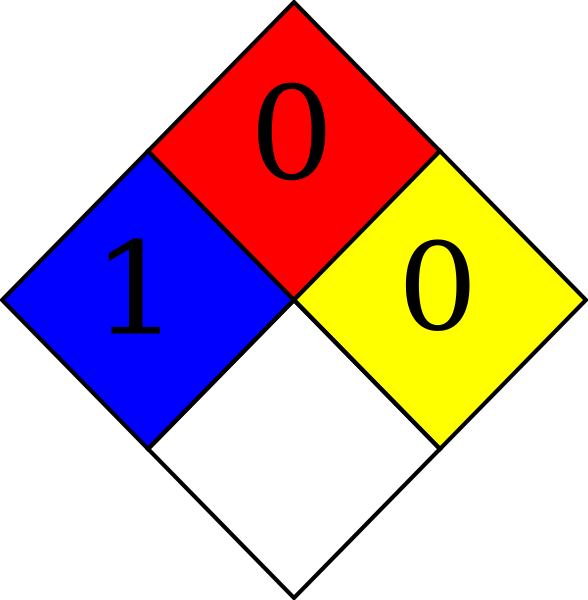 Hydrofluoric Acid Nfpa Diamond Clipart (588x600), Png Download