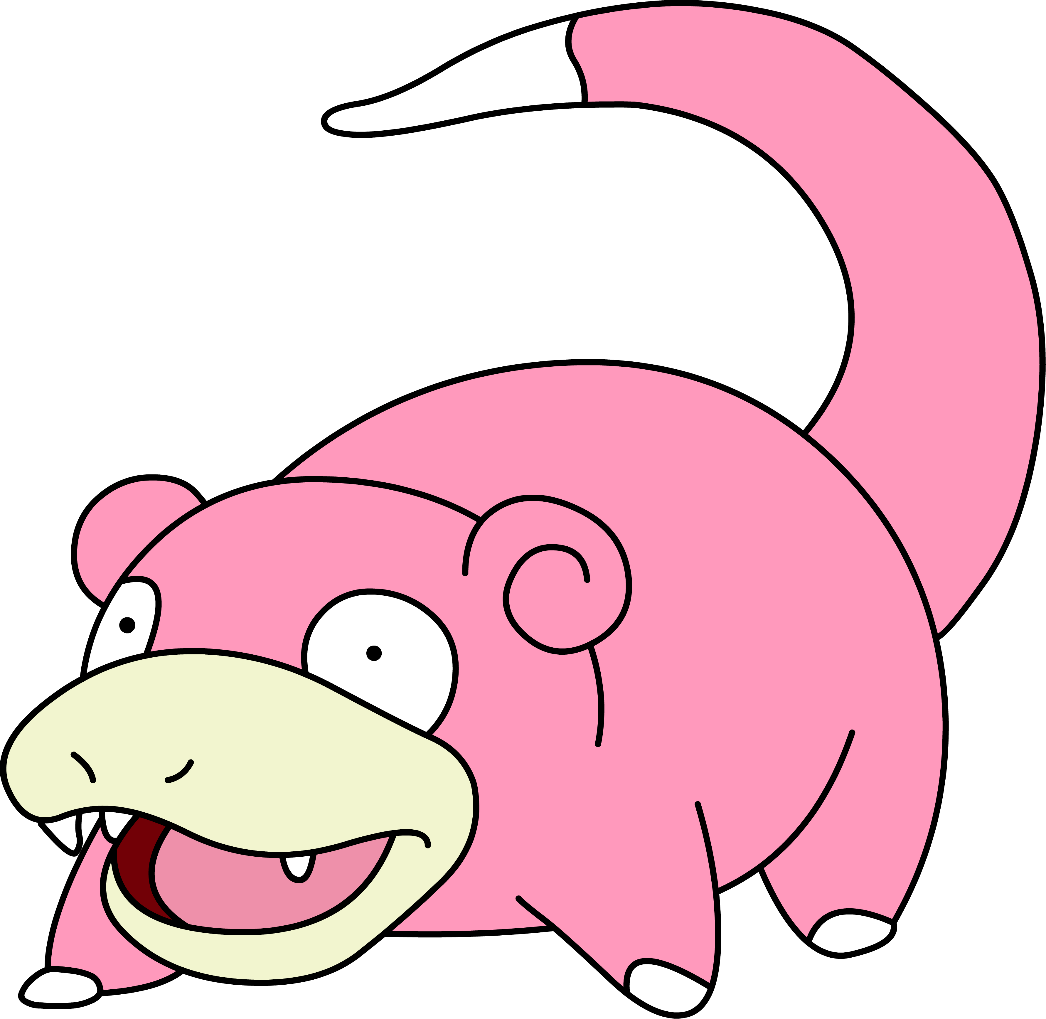 [​img] - Slowpoke I See What You Clipart (3563x3471), Png Download
