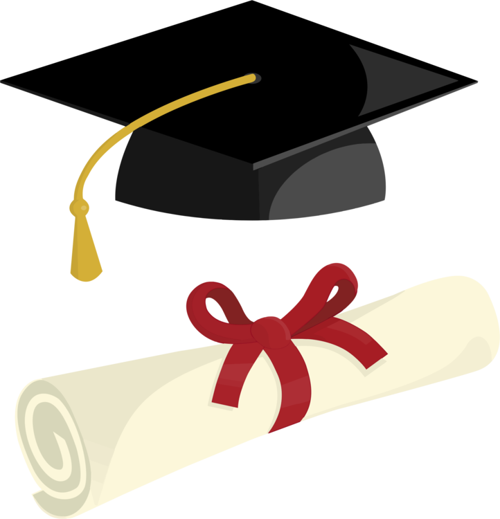 Art,cap,diploma - Cap Clipart Graduation - Png Download (722x750), Png Download