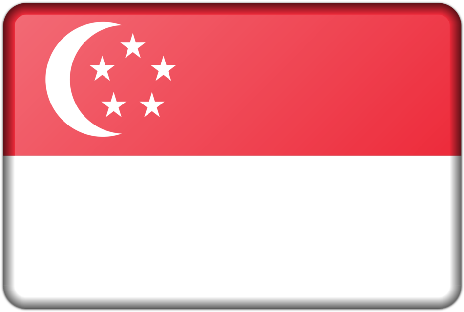 Line,sign,rectangle - Singapore Flag Cartoon Svg Clipart (1125x750), Png Download