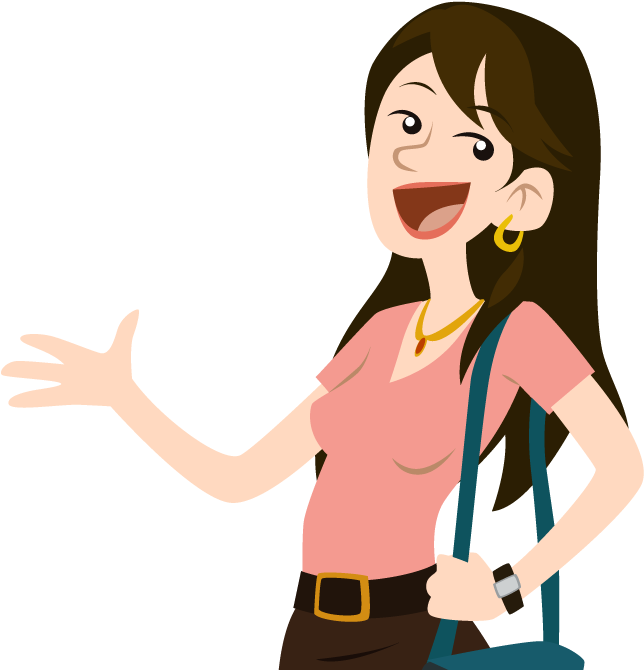Girl Clipart Tourism, Girl Tourism Transparent Free - Cash On Delivery Steps - Png Download (680x680), Png Download