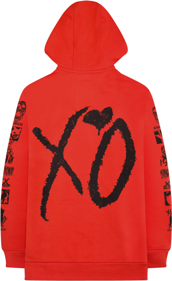 Weeknd Kiss Land Hoodie , Png Download - Logo The Weeknd Png Clipart (555x905), Png Download