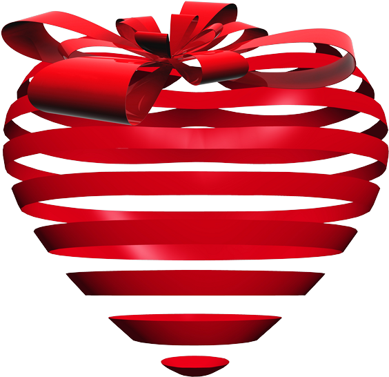 Клипарт В Png К Дню Святого Валентина - Love Heart Wallpaper For Android Clipart (600x593), Png Download