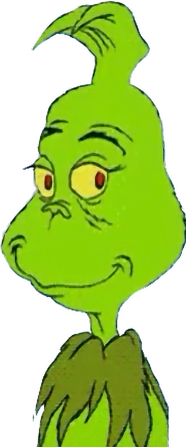 #grinch #christmas #merrychristmas #christmas2017 #vaporwave - Grinch Smile Clipart (362x870), Png Download