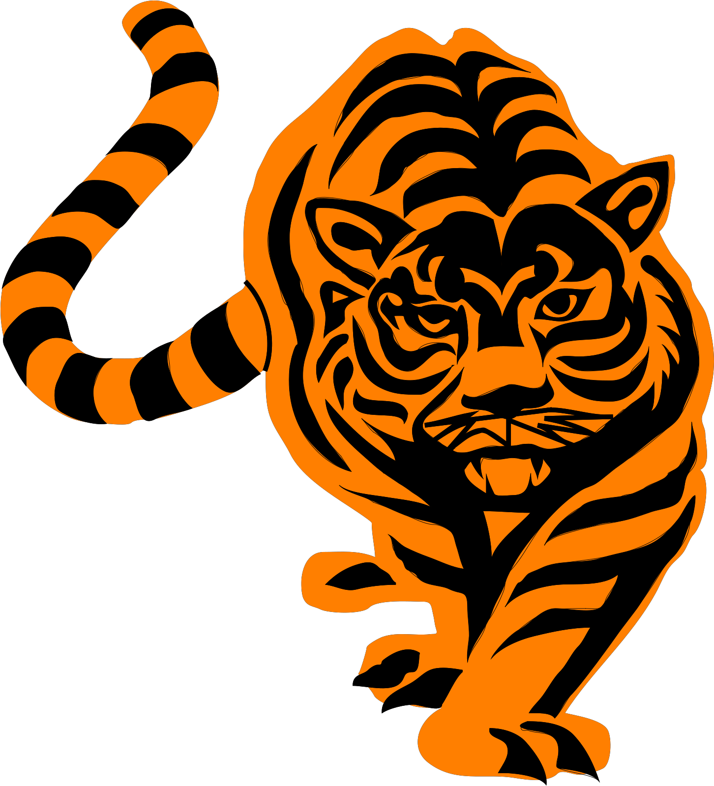 Tiger Clipart - Png Download (728x800), Png Download
