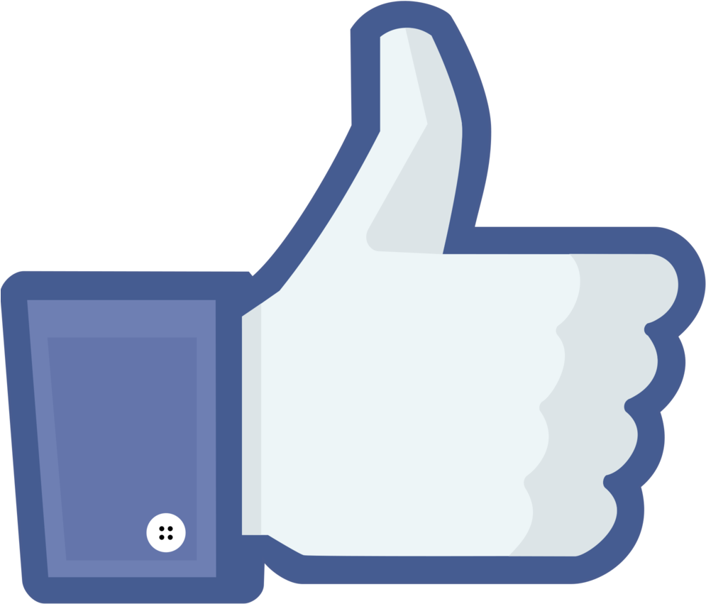 Like Facebook Png Clipart (1000x857), Png Download
