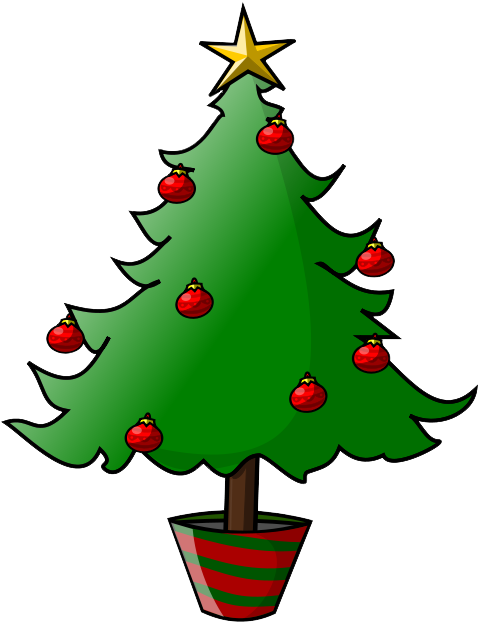 Free To Use Public Domain Christmas Tree Clip Art - Free To Use Christmas Tree - Png Download (480x640), Png Download