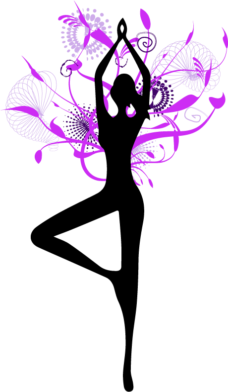 Clipart Yoga Tree Pose - Png Download (465x800), Png Download