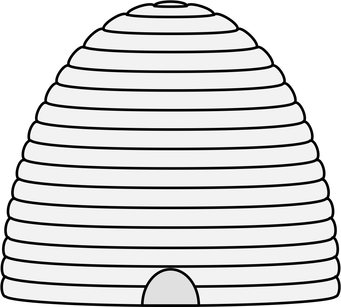 Beehive Heraldry Clipart (1106x1003), Png Download