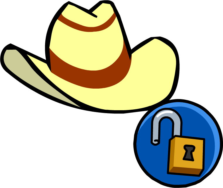 Tan Cowboy Hat - Club Penguin Pumpkin Head Clipart (762x643), Png Download