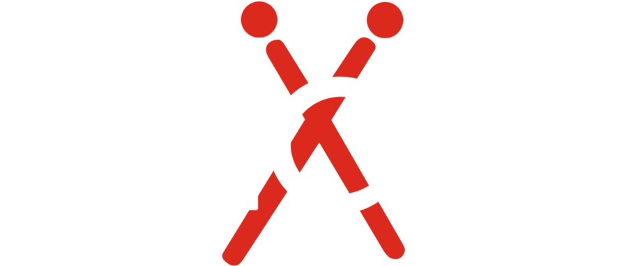 Drum Sticks Clip Art - Png Download (1000x426), Png Download