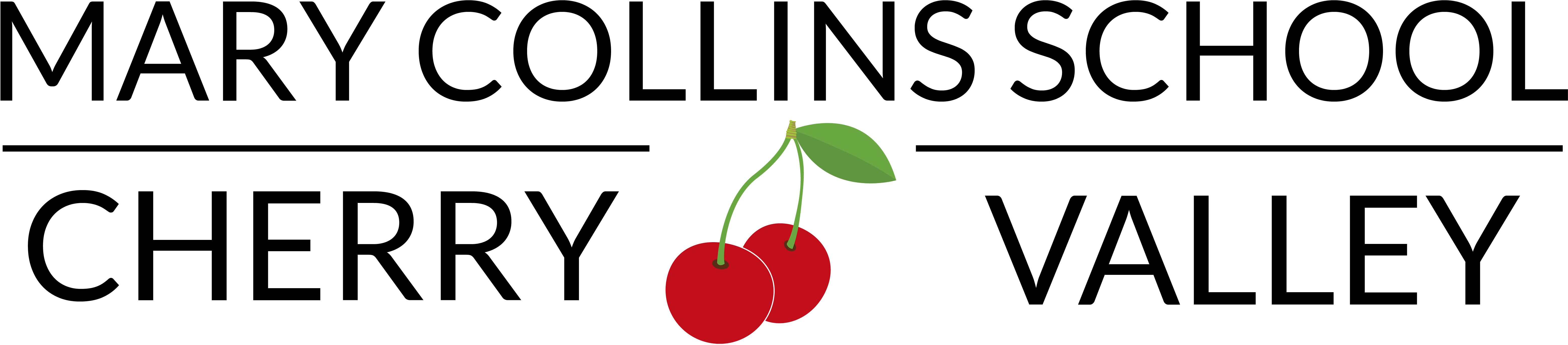 Mary Collins School At Cherry Valley Clipart (6295x1445), Png Download