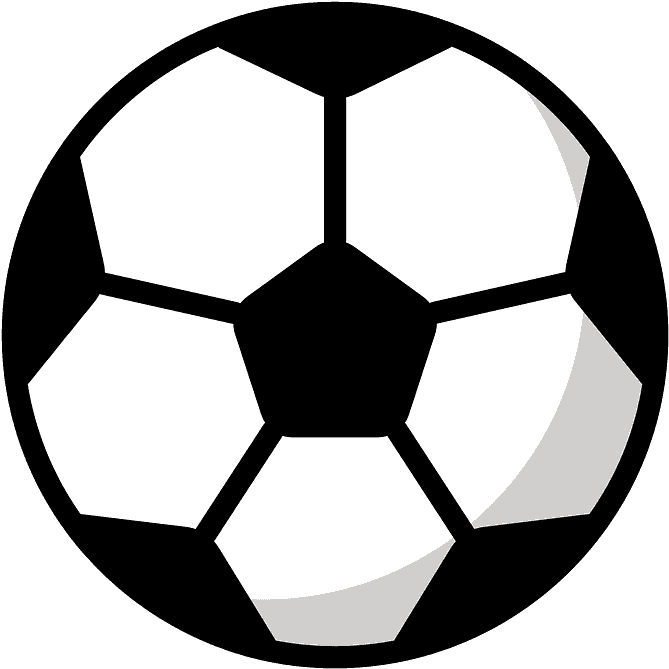 Soccer Ball Emoji Clipart - Transparent Soccer Ball Vector - Png Download (800x800), Png Download