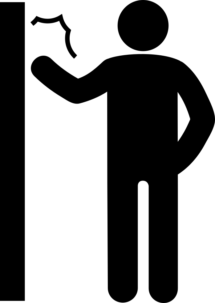 Transparent Doors Silhouette Clipart (698x980), Png Download