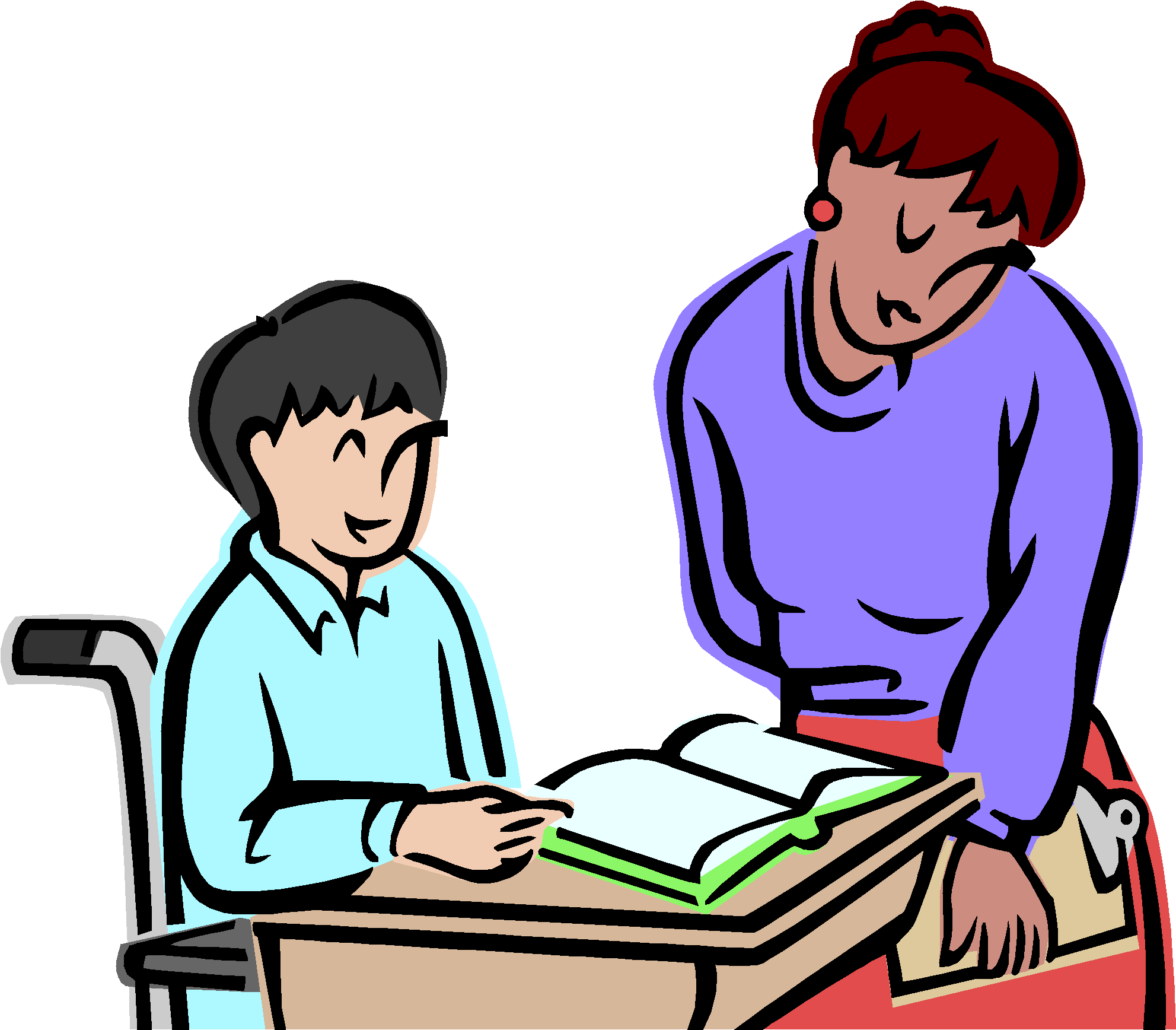 Student Working Together Clipart Png Transparent Png (2068x1814), Png Download