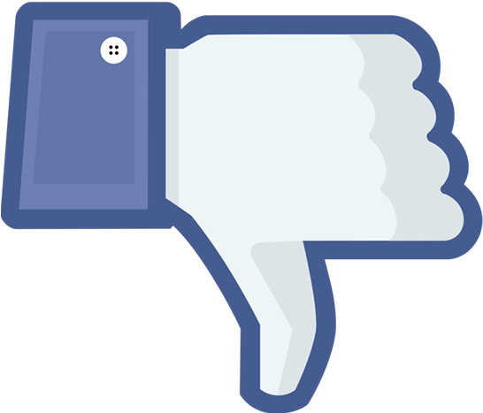 Dislike Facebook Clipart (772x470), Png Download
