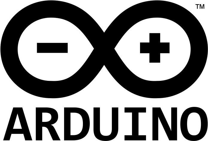 Transparent Friend Clipart Black And White - Arduino Logo White Png (695x471), Png Download