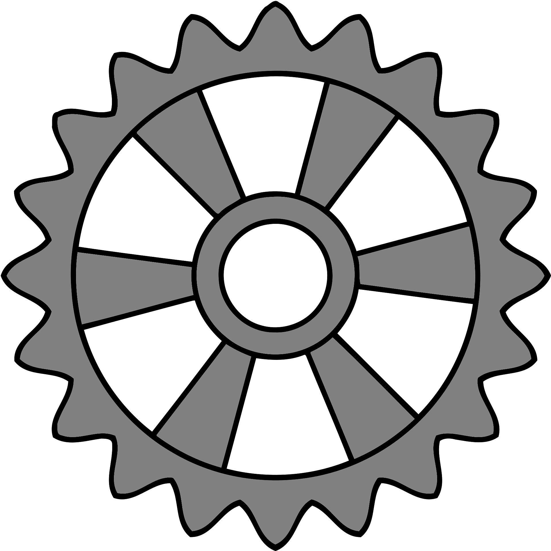 20 Tooth Gear Png Clipart (1920x1920), Png Download