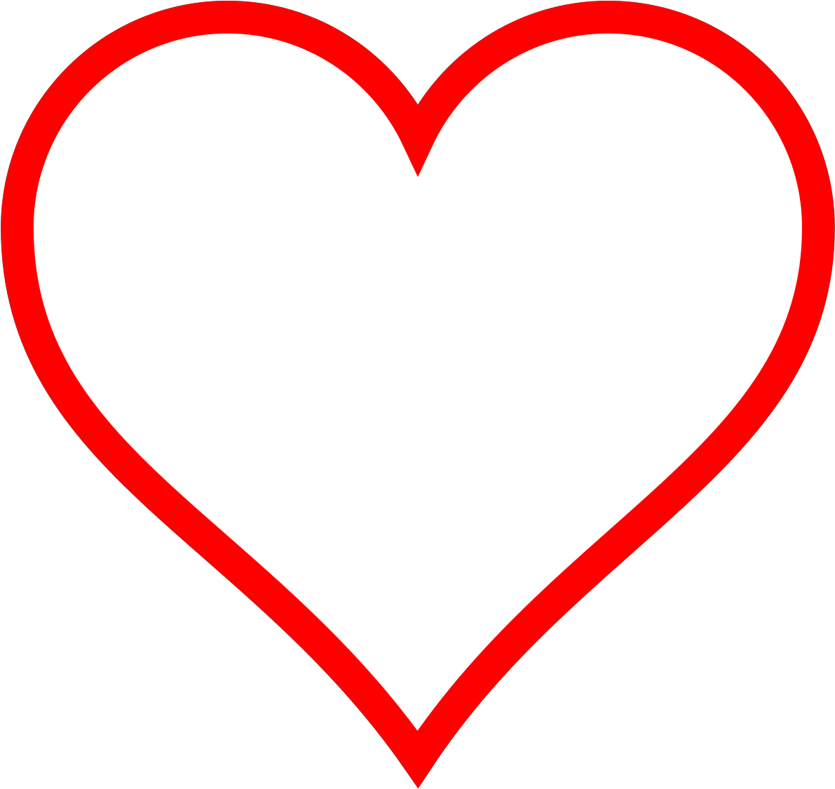 Heart Clipart (1600x1600), Png Download