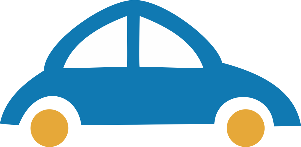 Small Car Blue Color Clipart - Png Download (1024x502), Png Download