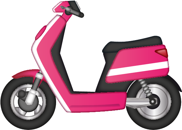 Vespa Clipart (595x595), Png Download