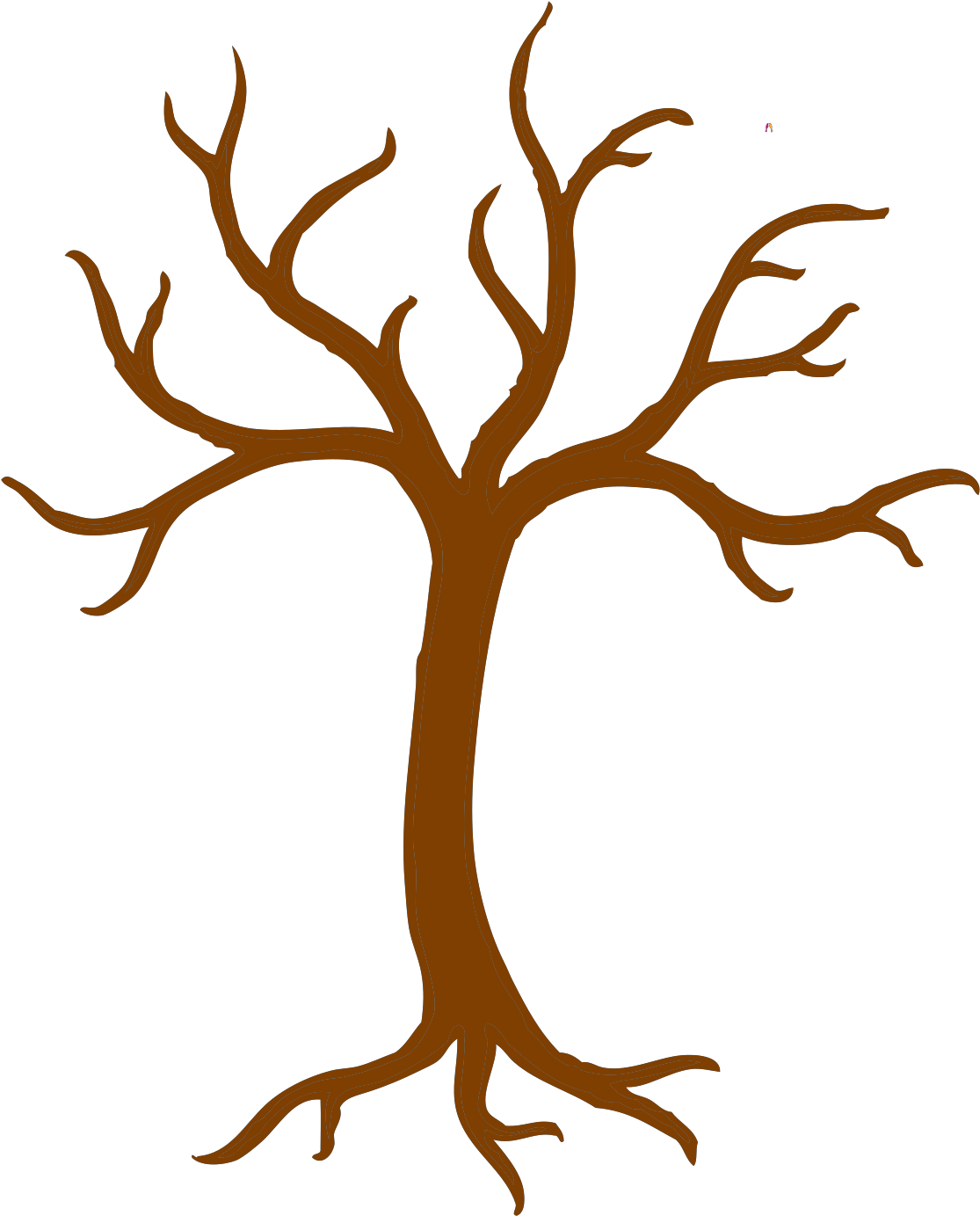 Black And White Tree Clipart - Png Download (1600x1600), Png Download