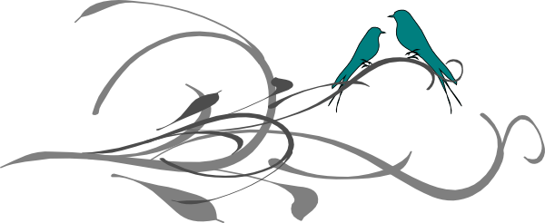 Love Birds On A Branch Svg Clip Arts - Loving Png Images With Transparent Background (600x246), Png Download