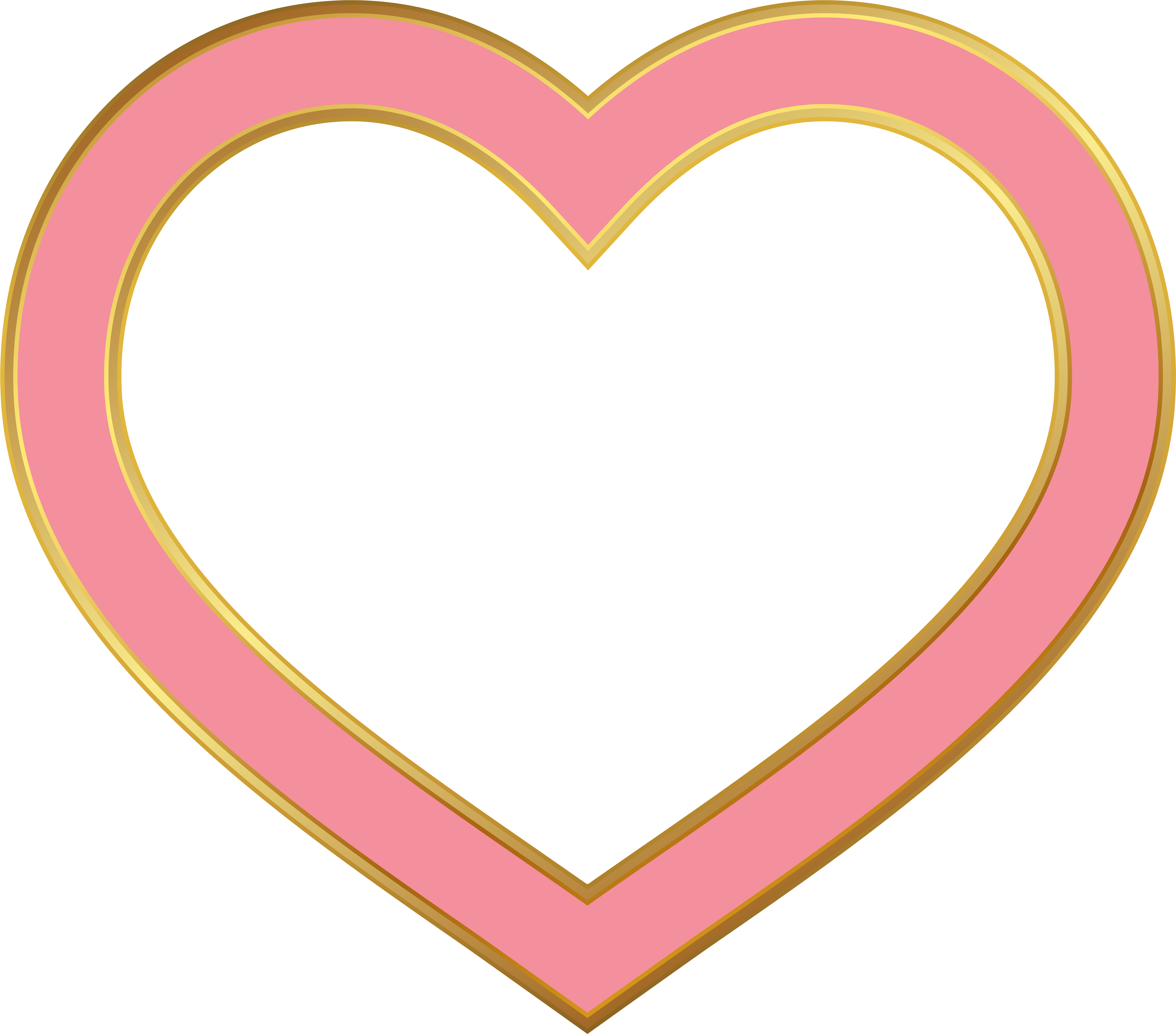 Heart Border Png Clipart - Full Size Clipart (#5568524) - PinClipart