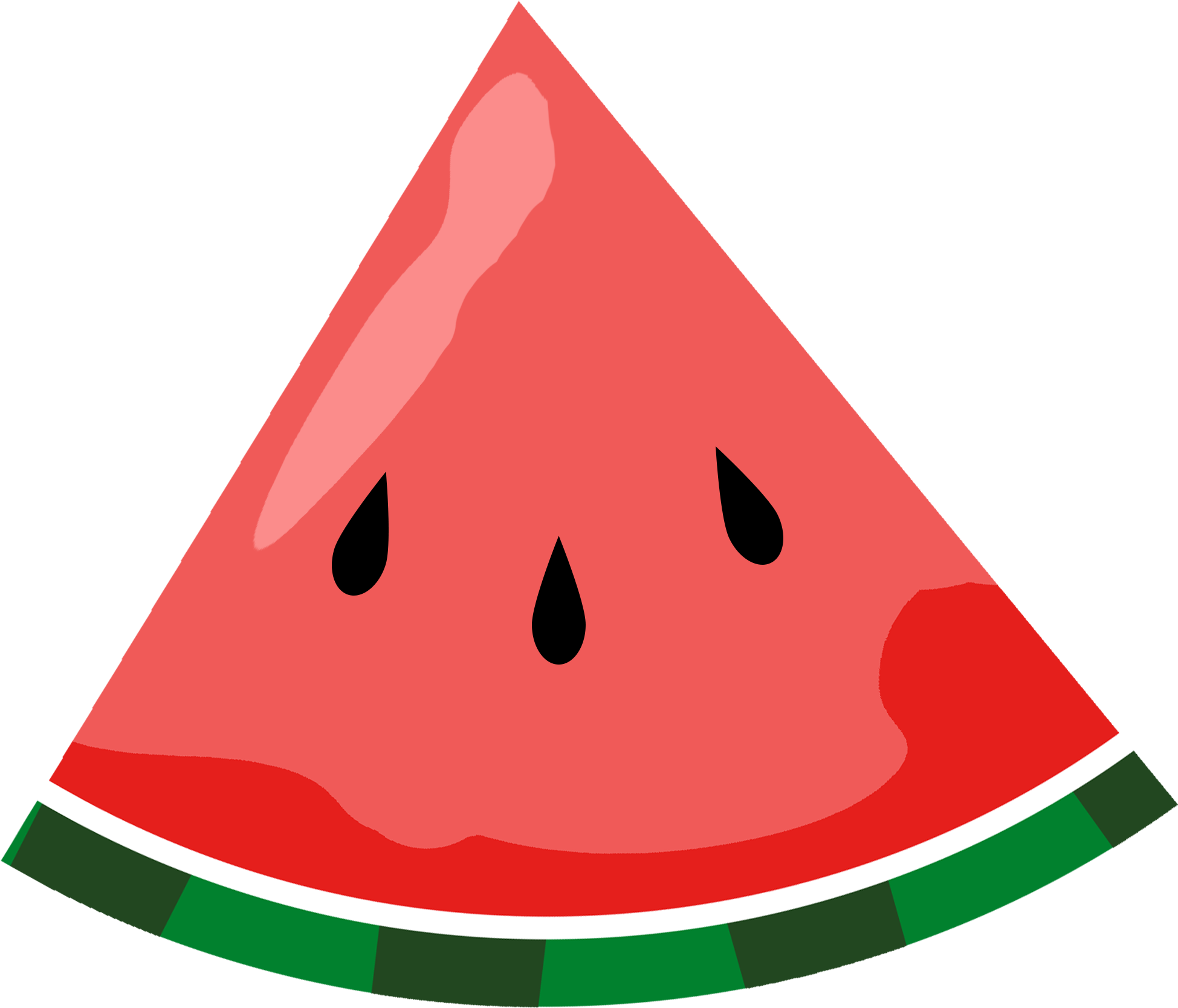 Lovely Of Png Letters - Watermelon Slice Clipart Transparent Png (2700x2700), Png Download