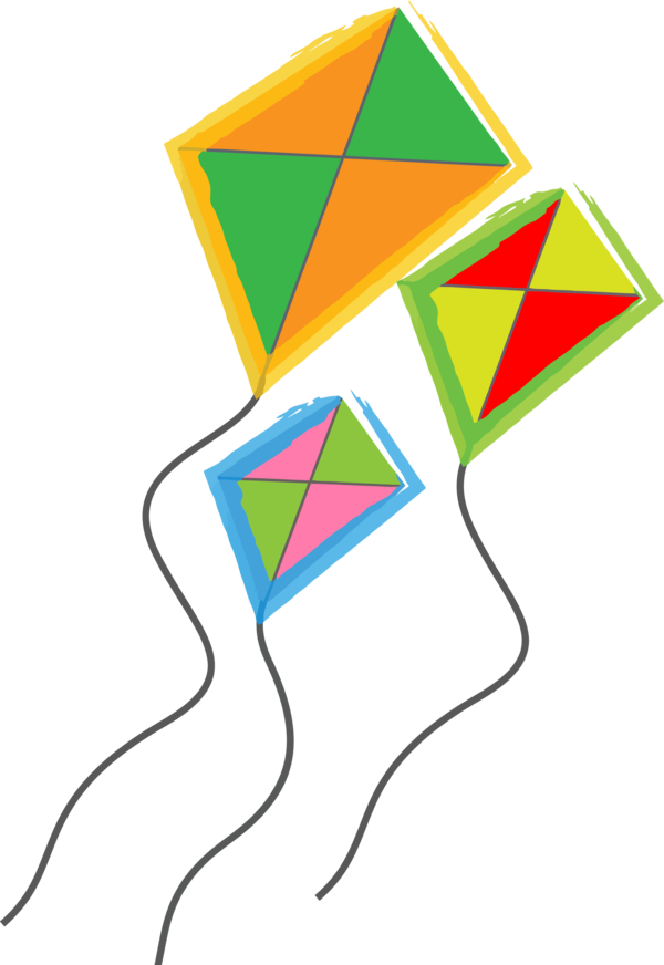 Transparent Makar Sankranti Line Triangle Triangle Clipart (600x872), Png Download