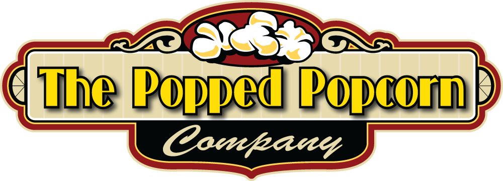 Order Gourmet Popcorn Flavors Online At The Popped - Popcorn Gourmet Logo Clipart (1000x360), Png Download
