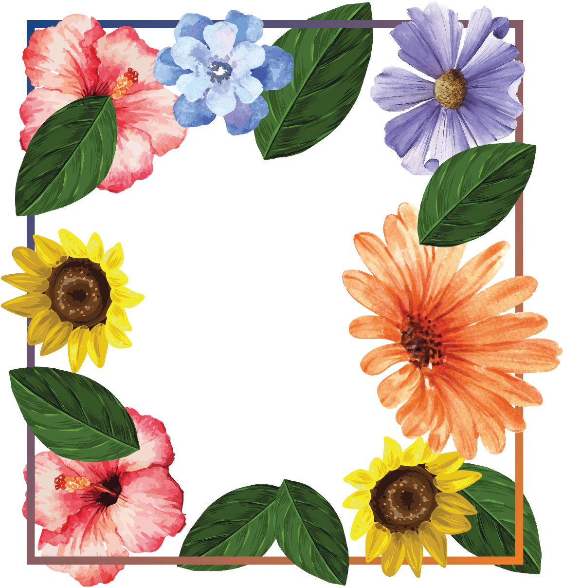 Sunflower Clipart (1201x1328), Png Download