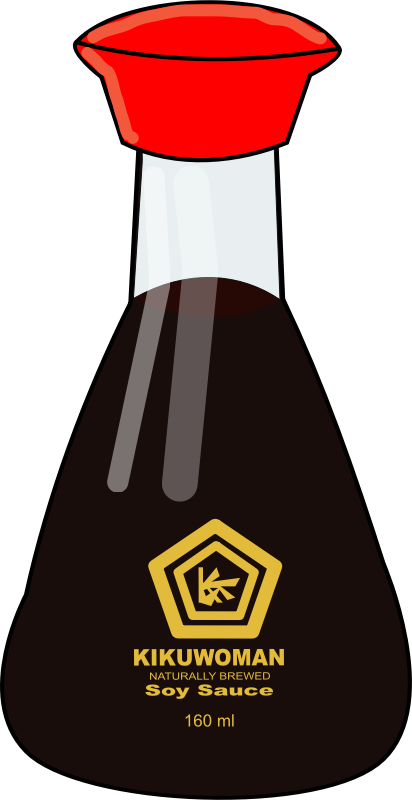 Soy Sauce Clipart - Png Download (412x800), Png Download
