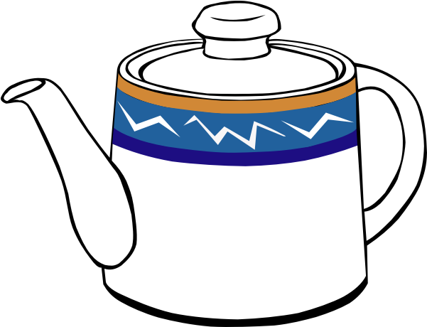 Fast Food, Drinks, Tea, Pot - Teapot Clipart - Png Download (600x600), Png Download