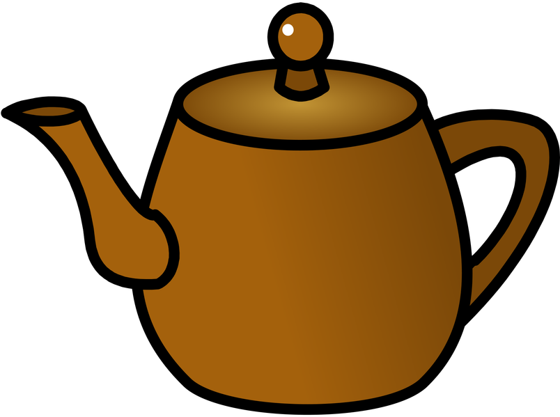 Symbol Drinks Tea - Teapot Clipart (803x800), Png Download