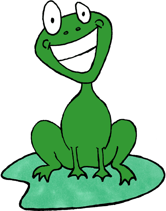 Clipart Spring Frog - Frog Clip Art - Png Download (550x698), Png Download