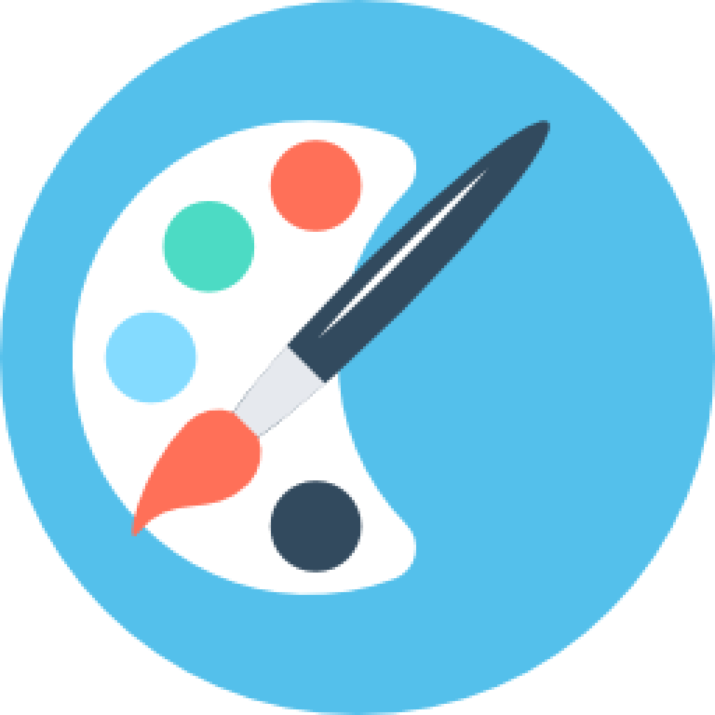 Paint Palette Icon Circular Png , Png Download - Paint Icon Circle Clipart (1024x1024), Png Download