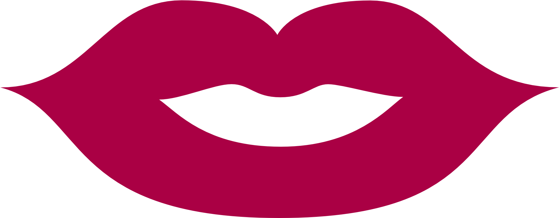 Öpücük Vektör Clipart (1920x960), Png Download