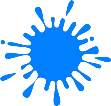 Blue Paint Splash Clipart - Png Download (1024x1024), Png Download