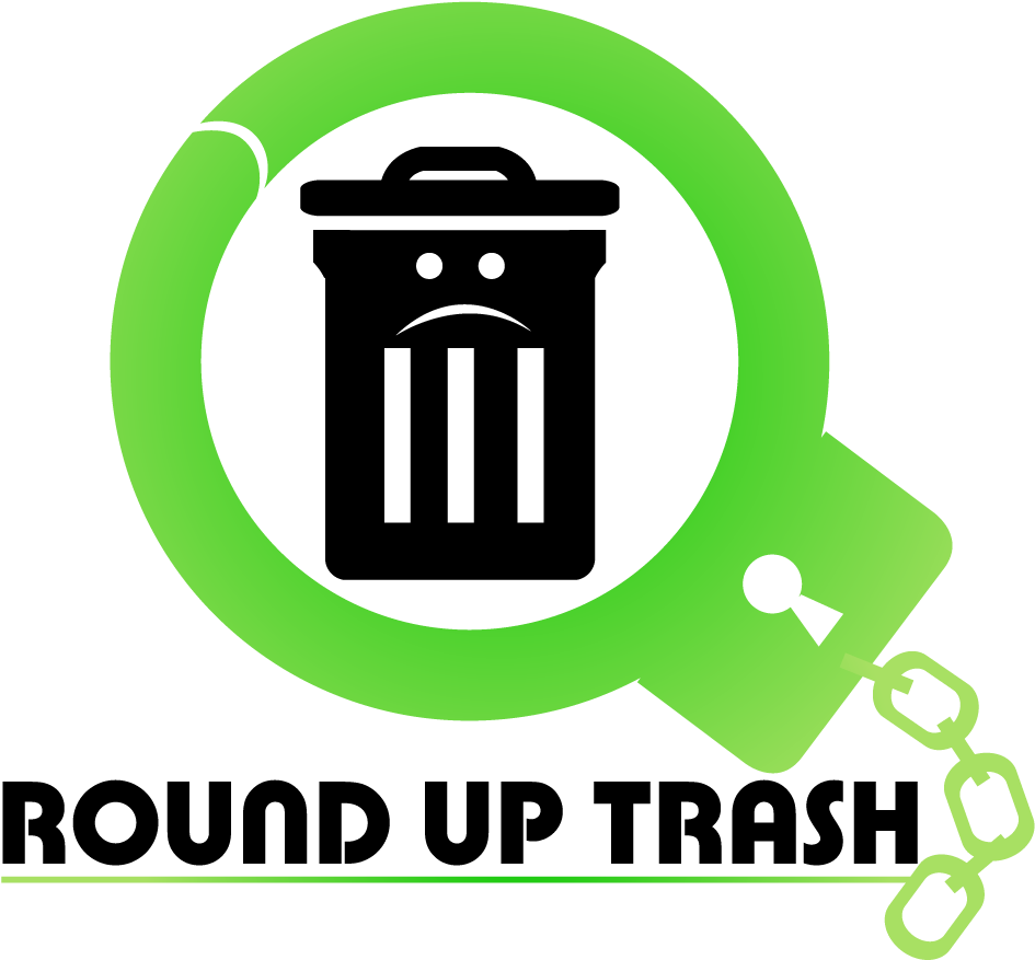 Logo Design By Hasib060 For Round Up Trash Clipart (945x877), Png Download