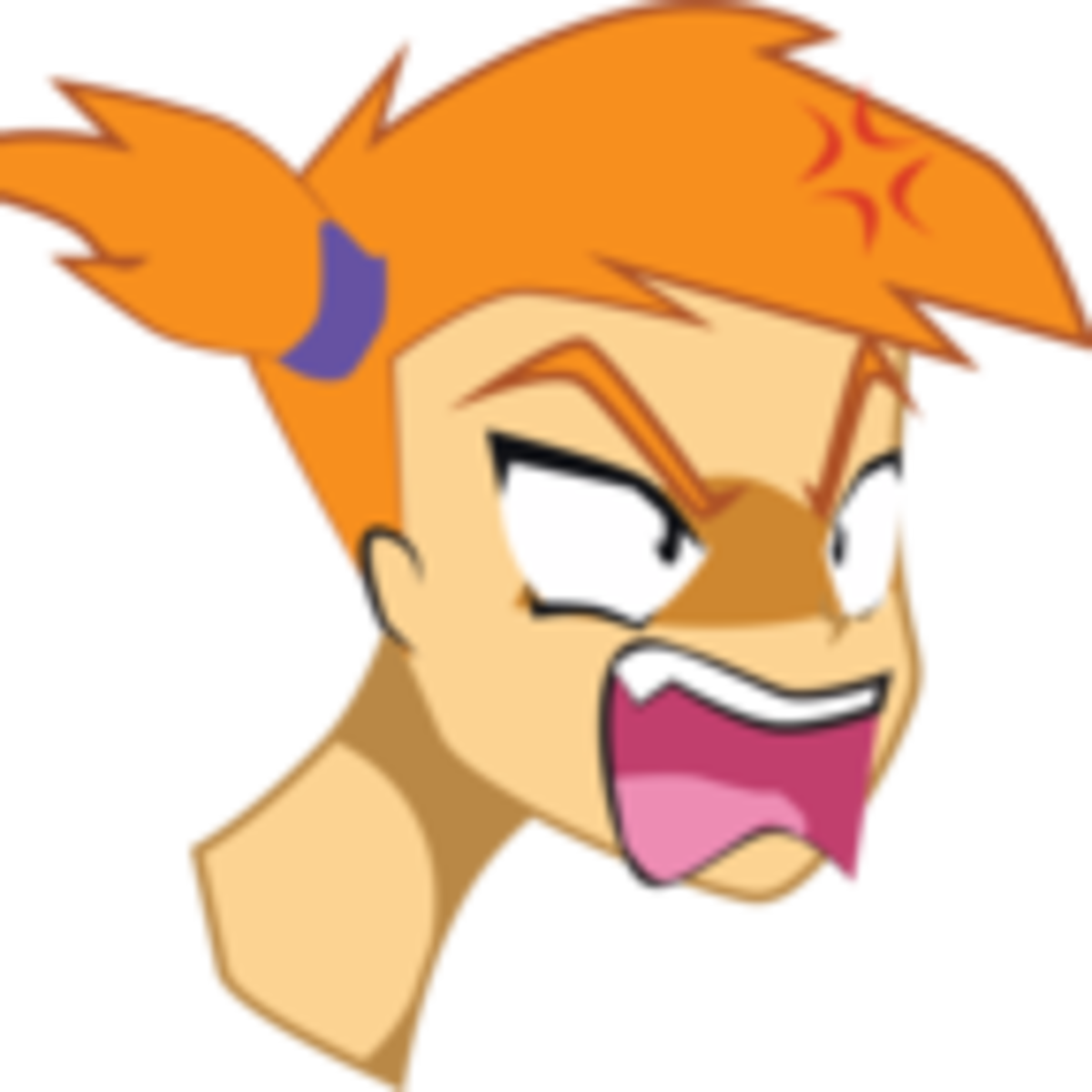 Angry Faces Drawing Anime Clipart (1200x1200), Png Download