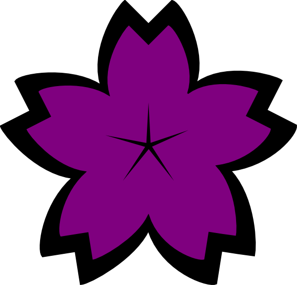 Simple Cherry Blossom Drawing Clipart (600x576), Png Download