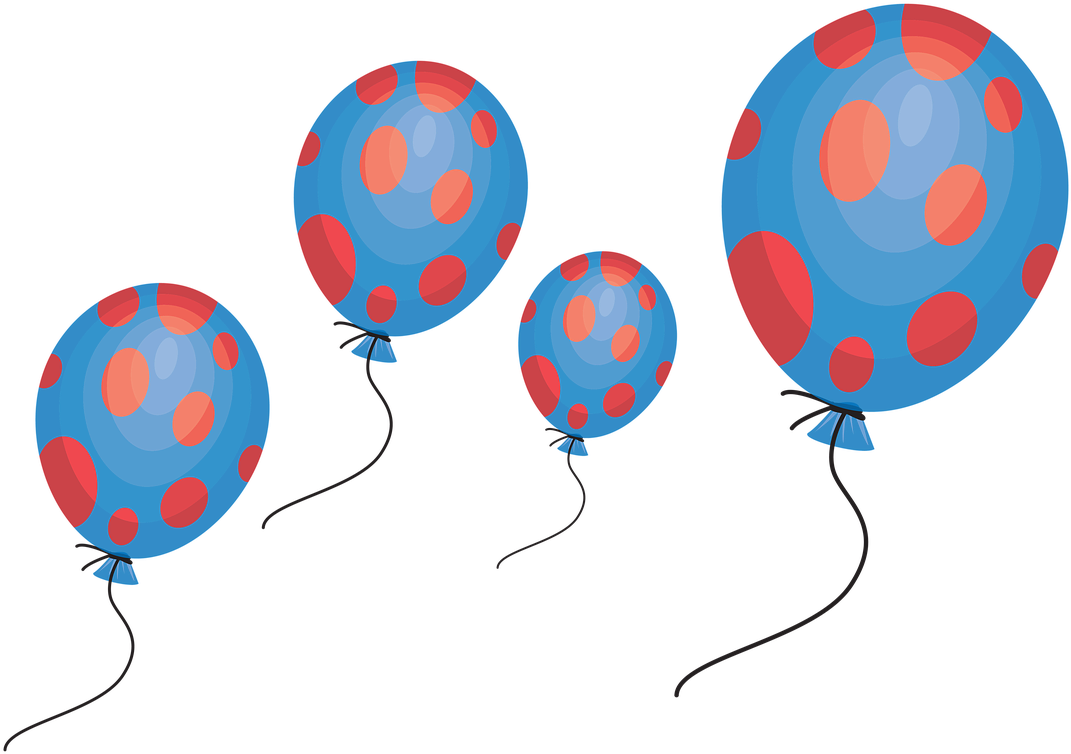 Balloon Celebration Clipart Free Photo - Clipart Balon - Png Download (1280x853), Png Download