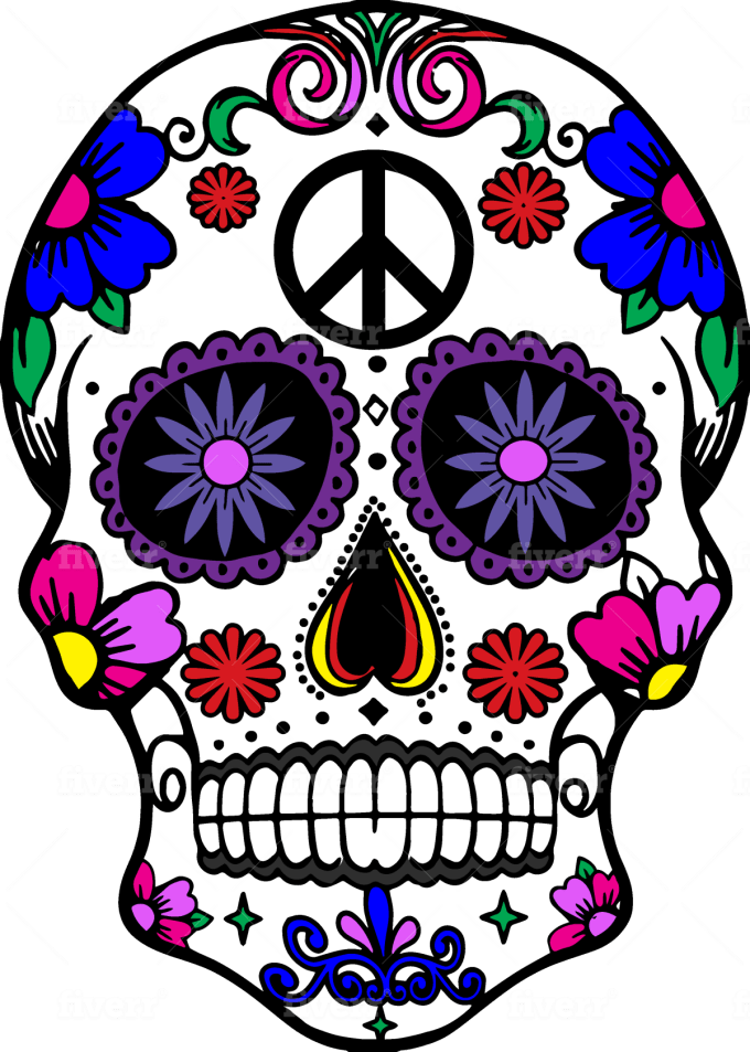 Mandalas De Calaveras Clipart - Full Size Clipart (#5572317) - PinClipart