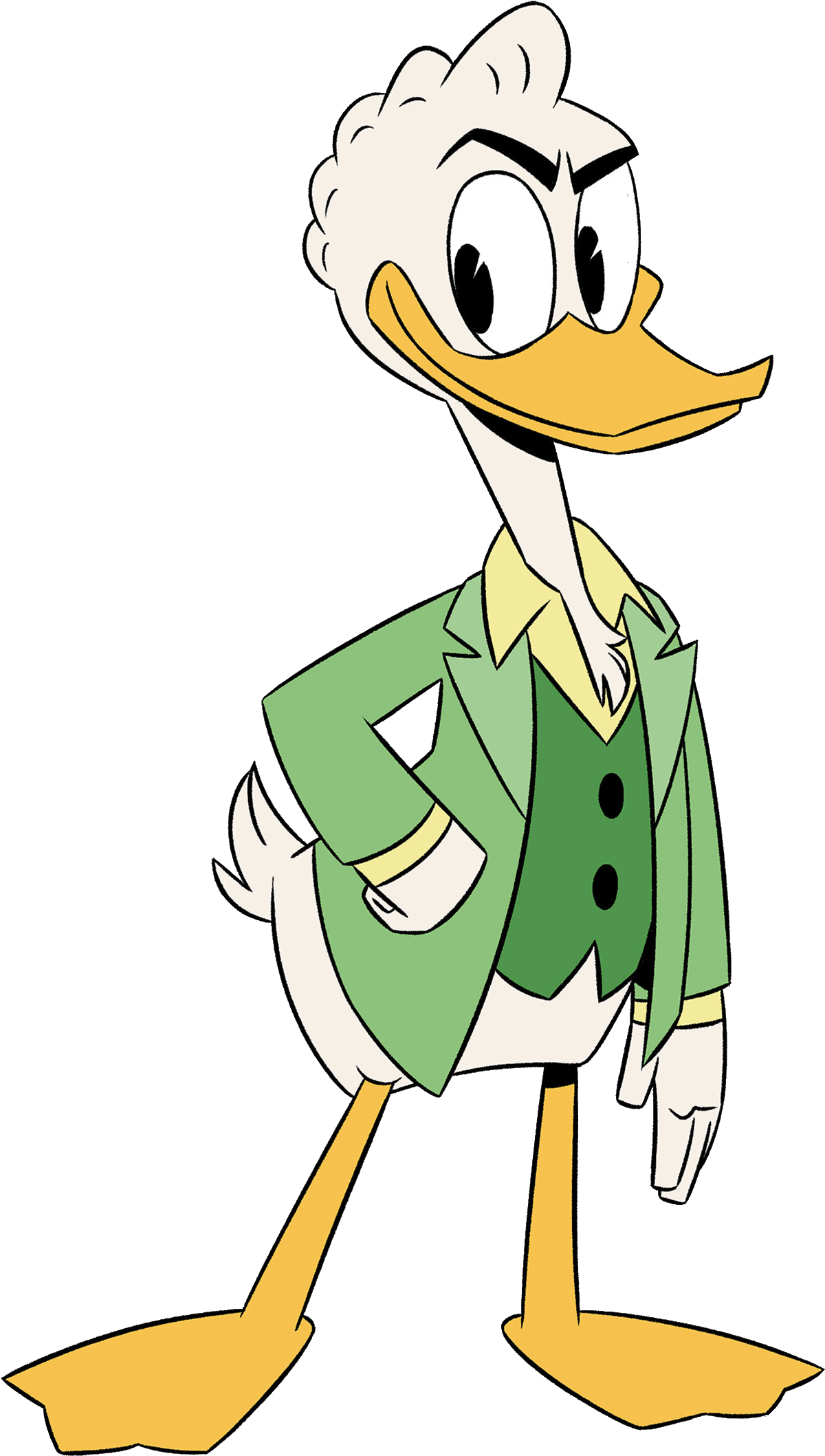 Ducktales Wiki - Ducktales 2017 Gladstone Gander Clipart (1216x2141), Png Download