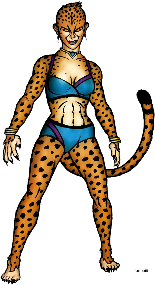 Running At Getdrawings Com - Cheetah Dc Comics Legs Clipart (570x977), Png Download