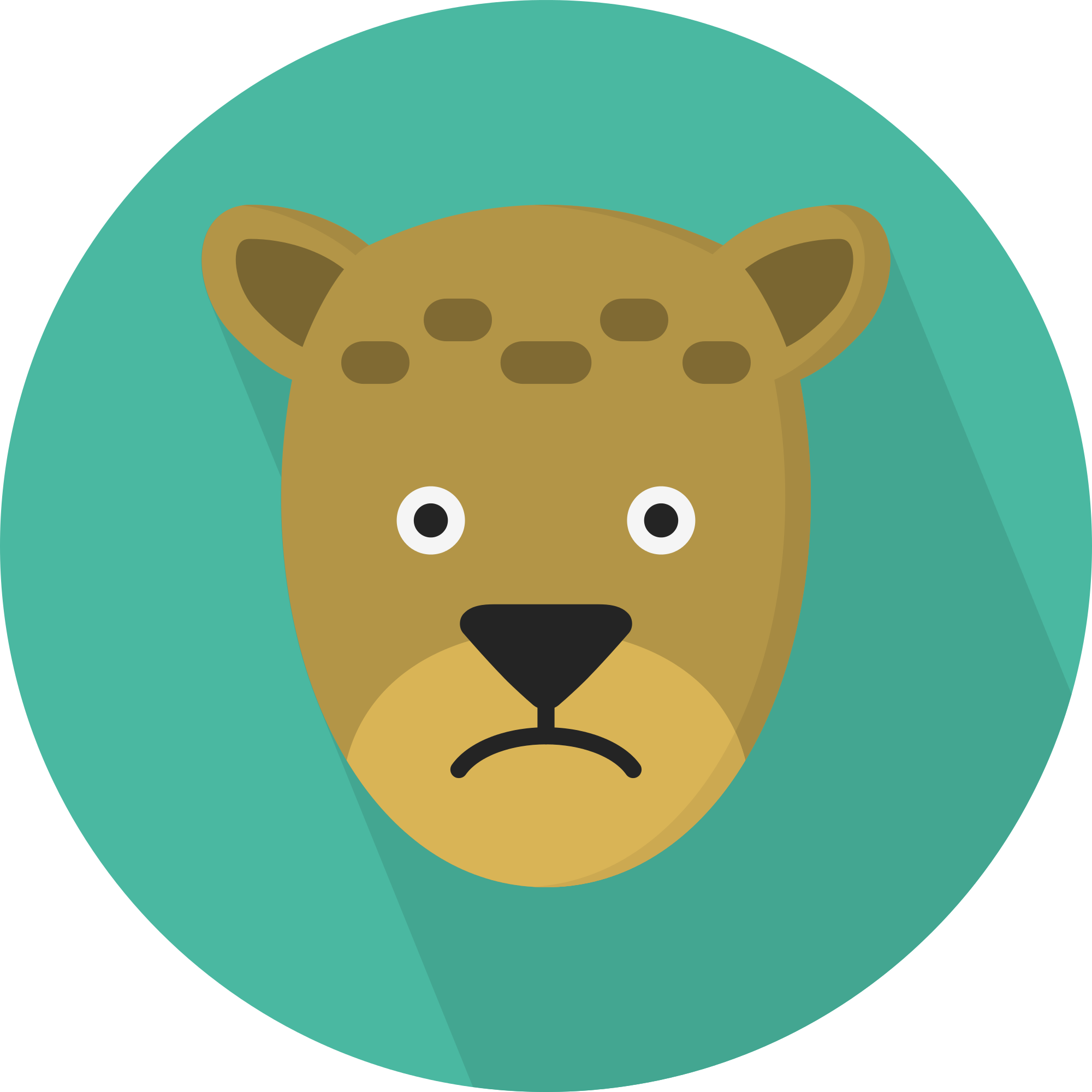 Cheetah Clipart Svg - Cheetah - Png Download (2000x2000), Png Download